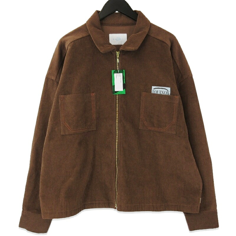 【中古】未使用 WHIMSY ウィムジー CORDUROY JACKET WMS-25AW4-011 コーデュロイジャケット ブラウン Lメンズ 71015192