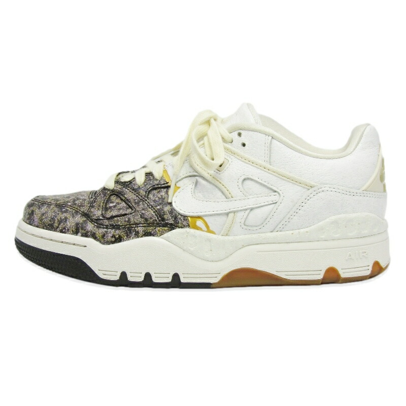 【中古】美品 NIKE × NIGO ナイキ 26糎 AIR FORCE 3 LOW SP KINTSUGI PACK HQ0261-001 空軍3 置き目とり捨てる ニゴー 白 テクスチャード製作 非対称 PHANTOM/NIGHT STADIUM  スニーカー 18001774