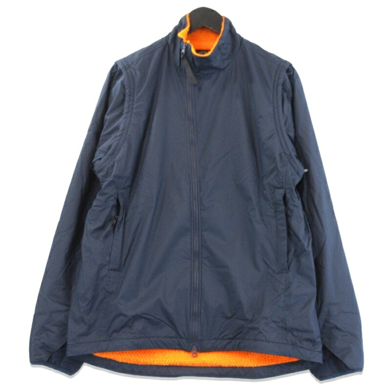 【中古】未使用 山と道 ヤマトミチ Light Alpha Vest/Jacket UNISEX ライトアルファベスト ジャケット デタッチャブル 2WAY Navy M メンズ 70017562 25,500円