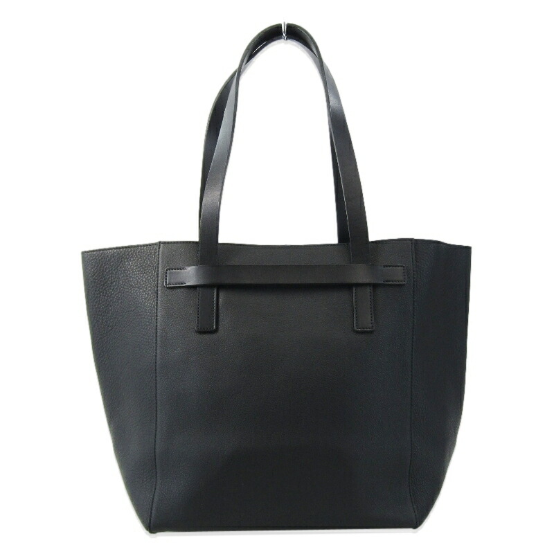 【中古】美品 Flathority フラソリティ トートバッグ デュアルハーネストートM Dual Harness Tote 硬貨ブラジャー 黒いこと 黒  集合体小股走り社 なめし革 ダブル人間の顔 御徒面子 鞄 61004985
