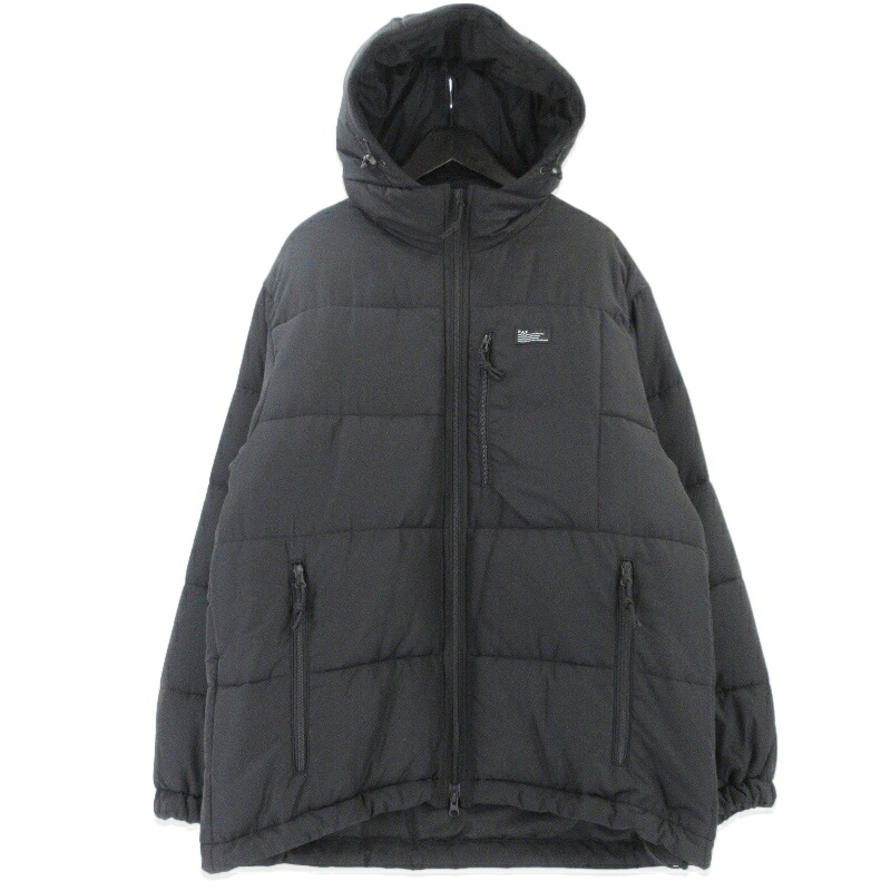 【中古】F.A.T. エフエーティー DAFOVER F32510-JK01 FAT 中綿ジャケット フード ブラック 黒 L メンズ 99000501｜ＣＬＡＳＳＩＣ