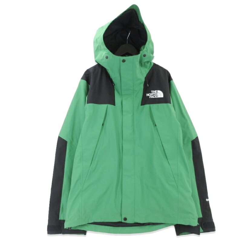 【中古】THE NORTH FACE 北の方人間の顔 牟礼上衣 NP61800 MOUNTAIN JACKET マウンテンパーカ  緑であること XL メンズ 99000508