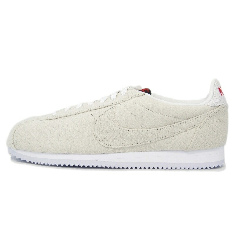 【中古】未当て嵌める STRANGER THINGS × NIKE ナイキ 30糎 CLASSIC CORTEZ QS UD UPSIDE DOWN CJ6107-100 ストレンジャーシングス SAIL DEEP ROYAL BLUE 古典派音楽 コルテッツ クイックストライク 2019年製 スニーカー 35005360