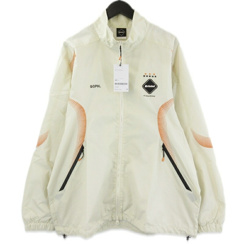 【中古】未使用 F.C.Real Bristol エフシーレアルブリストル スタンドカラー プラクティスジャケット FCRB-250009 25SS OFF WHITE Lナイロンジャケット STAND COLLAR PRACTICE JACKETメンズ 71015293 17,020円