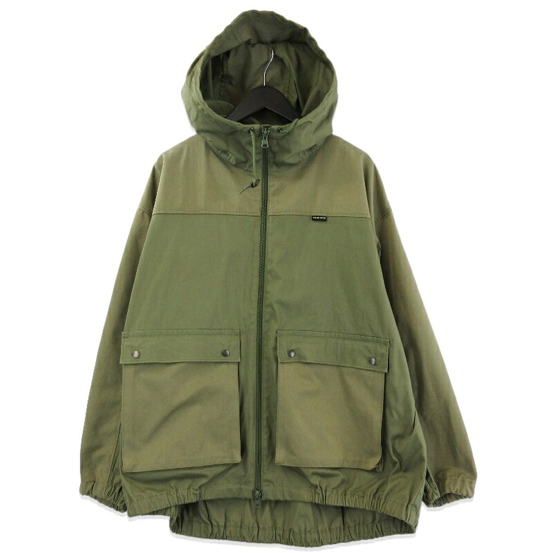 【中古】FRAPBOIS フラボア サイロ マウンテンパーカー B1542RFJ006 ストレッチ ウィメンズ カーキ 2レディース 71015301