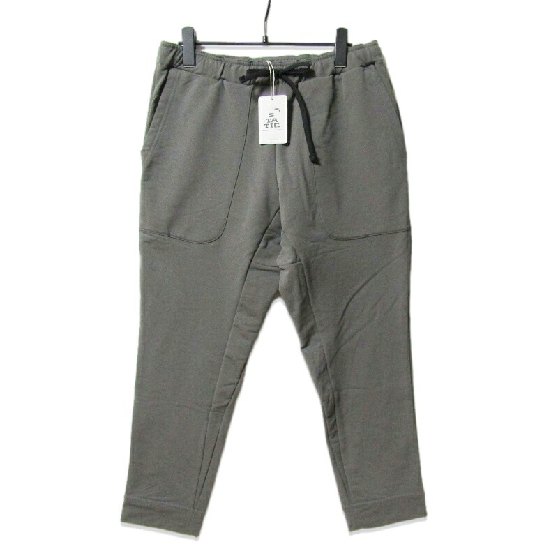 【中古】未使用 STATIC スタティック Verve Relax Jogger 105400 ヴァーヴリラックスジョガー イージーパンツ Carbon S/Mジョガーパンツメンズ 27113129