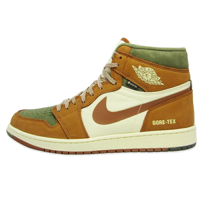 【中古】未使用 NIKE ナイキ 30cm AIR JORDAN 1 ELEMENT DB2889-102 2023年製 エアジョーダン1 エレメント ハイカット ブラウン ゴアテックス LEGEND SAND/LEGEND COFFEE スニーカー 18001835