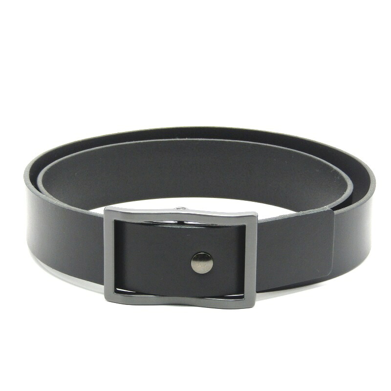 【中古】未使用 WINS FACTORY ウインズファクトリー ベルト FURIKO BELT フリコレギュラー 35mm幅 一枚革 イングラサット ブラック 黒 Sレザー61005056