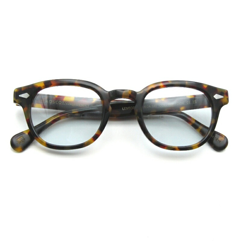 【中古】美品 MOSCOT モスコット メガネフレーム LEMTOSH 46 中国製 レムトッシュ ボスリントン ボストン/ウェリントン TORTOISE メガネ 眼鏡 サングラス 65010114