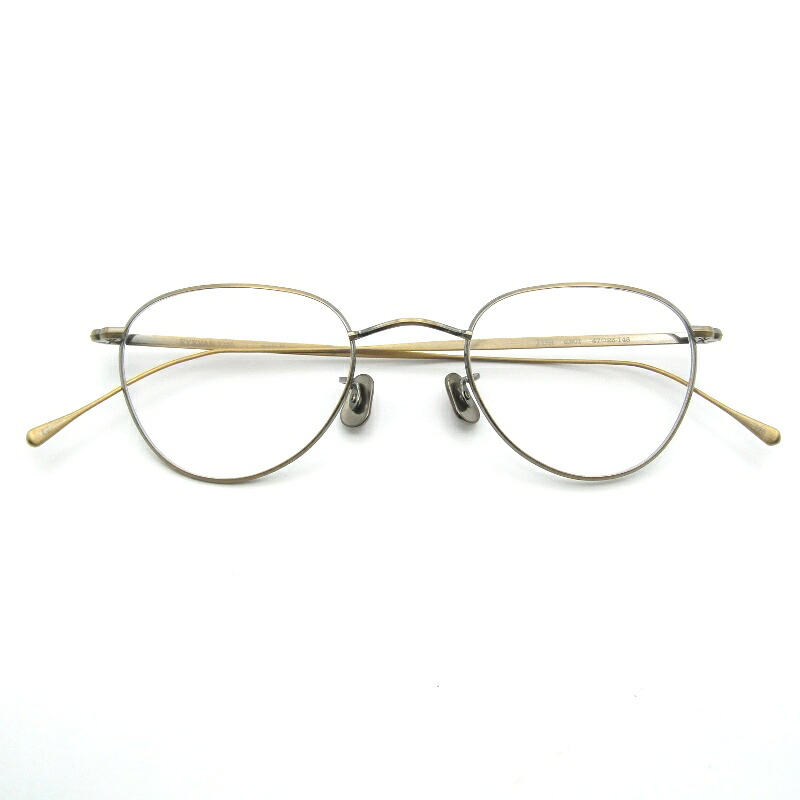 【中古】美品 EYEVAN7285 アイヴァン7285 メガネフレーム MODEL.159 度入り 日本製 ティアドップ POINTED-RIM 901 アンティークゴールドメタル メガネ 眼鏡 サングラス 65010118 23,532円