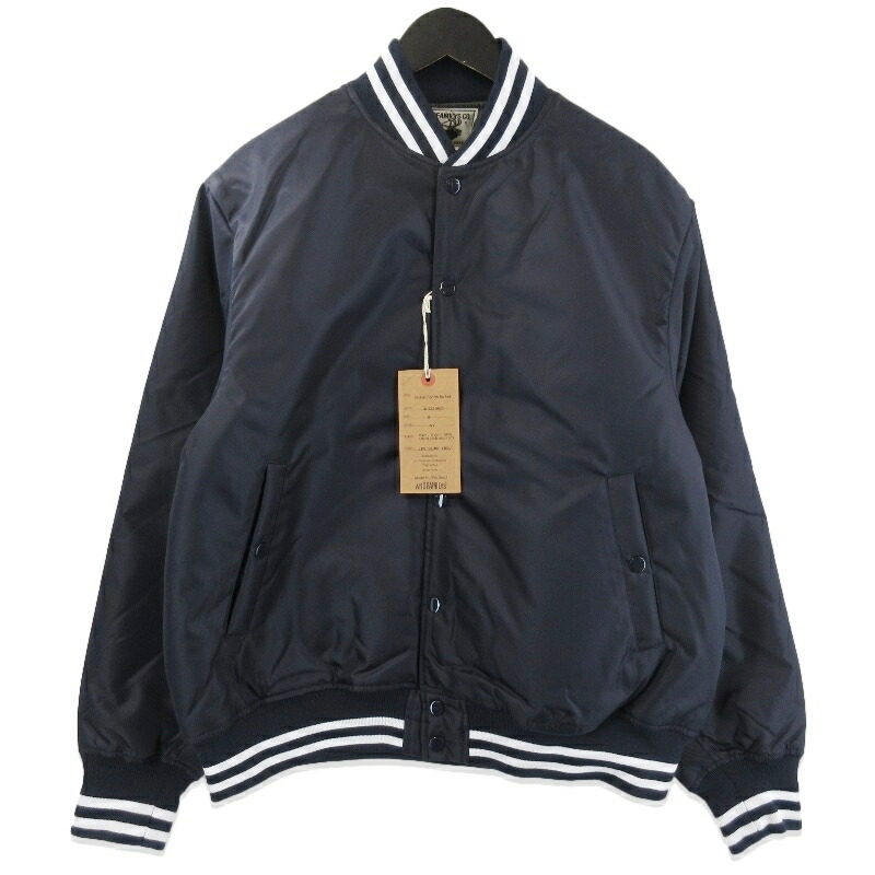 【中古】未使用 ANDFAMILYS アンドファミリー スポーツジャケット JK-2510825 Nylon Sports Jacket スタジャン NY Mメンズ 71015309｜ＣＬＡＳＳＩＣ