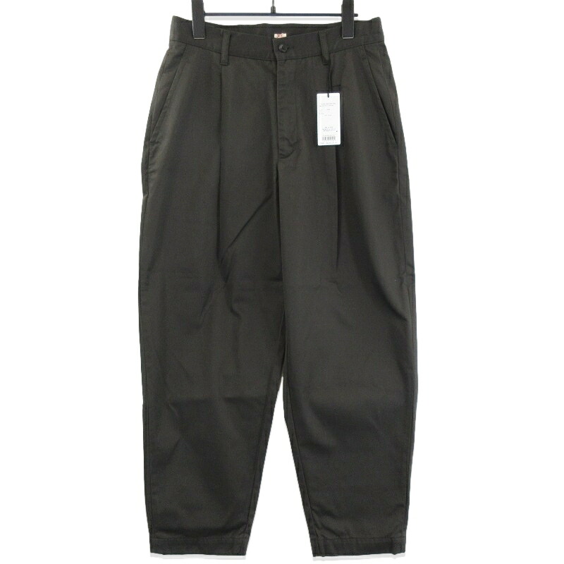 【中古】未使用 PORTER CLASSIC ポータークラシック デュークエリントンパンツ PC-009-3940 テーパード ジップフライ ブラウン SSUMMER CHINOS DUKE ELLINGTON PANTSメンズ 71015327