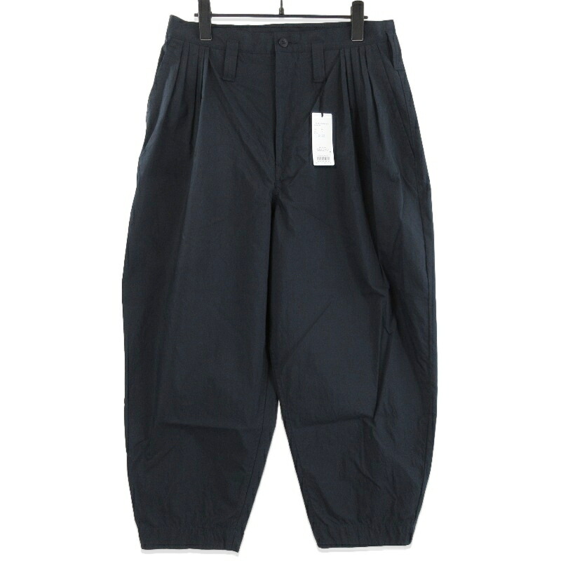 【中古】未使用 PORTER CLASSIC ポータークラシック POPLIN BEBOP PANTS PC-035-2139 ポプリンビバップパンツ テーパード ネイビー Sジップフライメンズ 71015328 21,375円