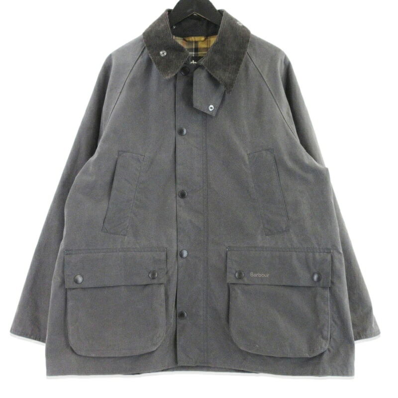 【中古】Barbour バブアー os WAX BEDALE 252MWX1679 蝋涙 上衣 厚地の外套大きさ 相応う ビデイル  薄墨色 38 メンズ 99000649