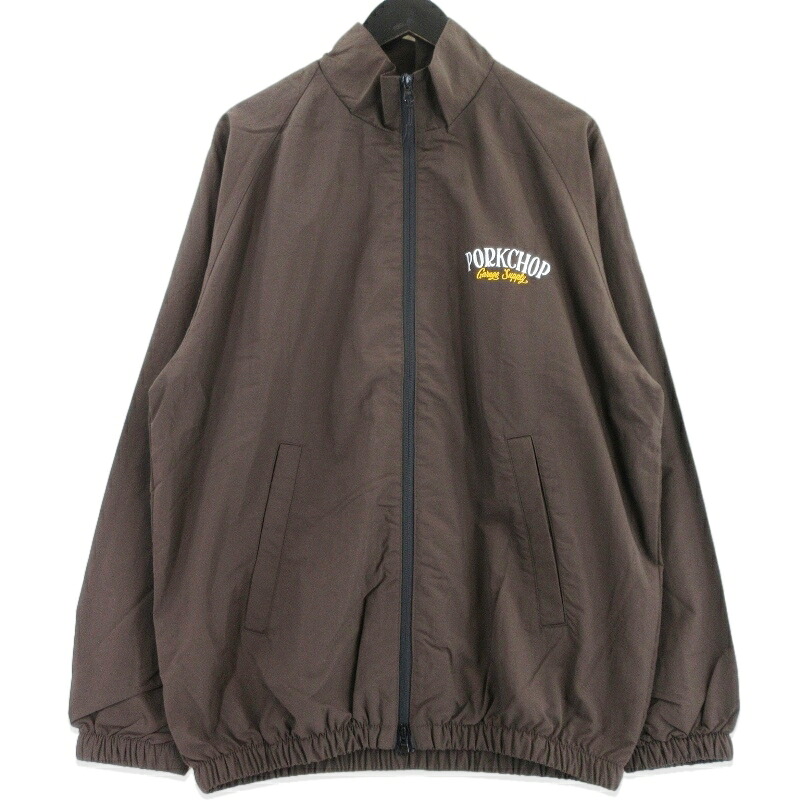 【中古】未使用 PORKCHOP GARAGE SUPPLY ポークチョップガレージサプライ ナイロンジャケット PORK BACK NYLON JKT ブラウン M ポークバックナイロン ジャケット メンズ 99000652