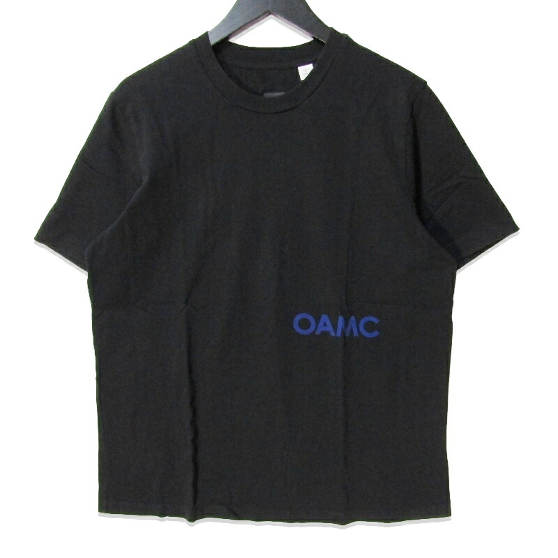 【中古】OAMC オーエーエムシー 半袖Tシャツ CHAPEAU OAMN707367 プリント コットン ブラック 黒 Sメンズ 27113218