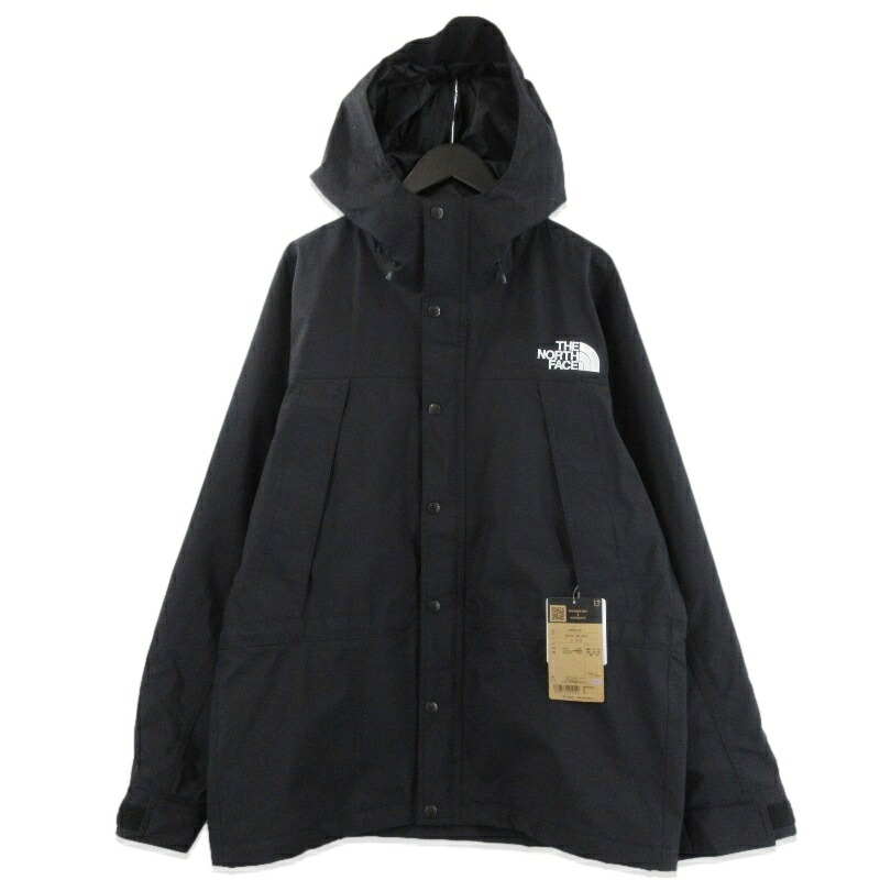 【中古】THE NORTH FACE ノースフェイス 22AW マウンテンライト NP62236 MOUNTAIN LIGHT JACKET マウンテンパーカ ブラック 黒 XLメンズ 71015408