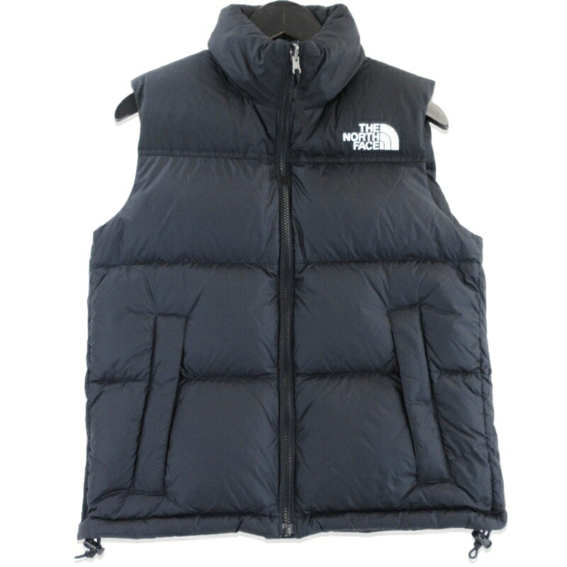 【中古】THE NORTH FACE 北の方人間の顔 ヌプシベスト NDW92557 ウィメンズ レディース NUPTSE VEST 落ちこむより良い 黒いこと 黒 M  99000683