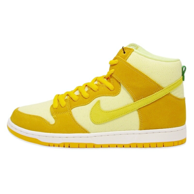 【中古】未当てはめる NIKE ナイキ 29珊 SB DUNK HIGH PRO DM0808-700 スケートボーディング ダンク ご機嫌はね除ける ユニバーシティゴールド GOLD  2022年製 UNIVERSITY GOLD スニーカー 18001878