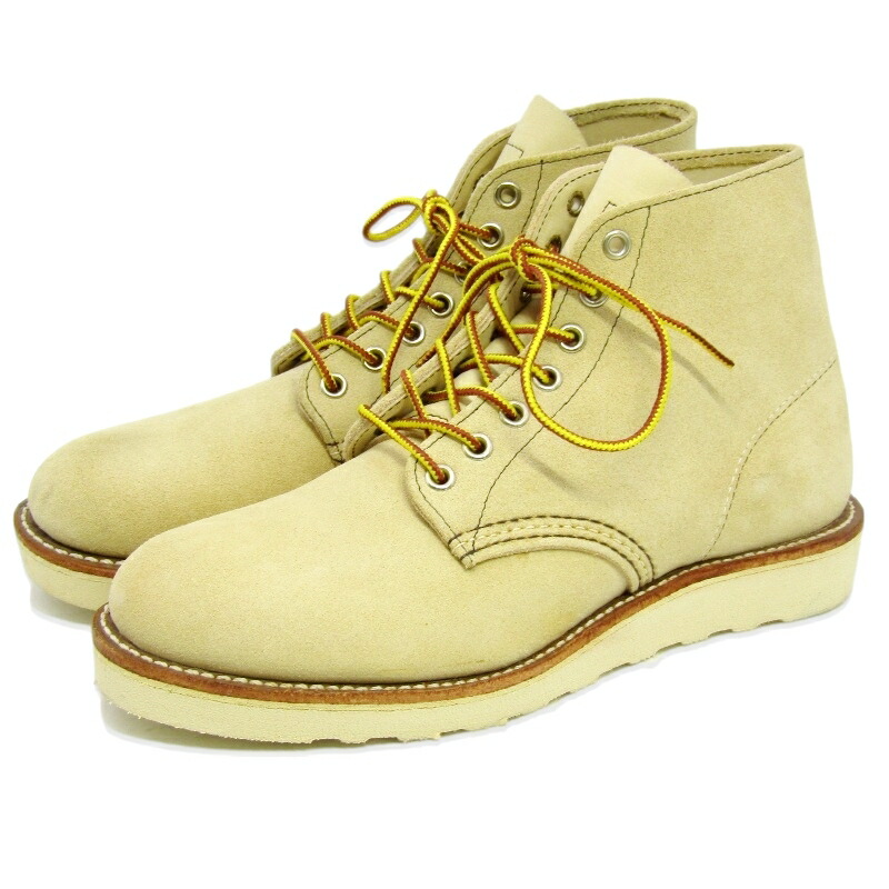 【中古】未使用 REDWING レッドウィング US6.5D 24.5cm クラシックラウンド 8167 2011年製 ベージュ ホーソーン アビリーン ラフアウト デッドストック Classic Round ワークブーツ ブーツ 35005455