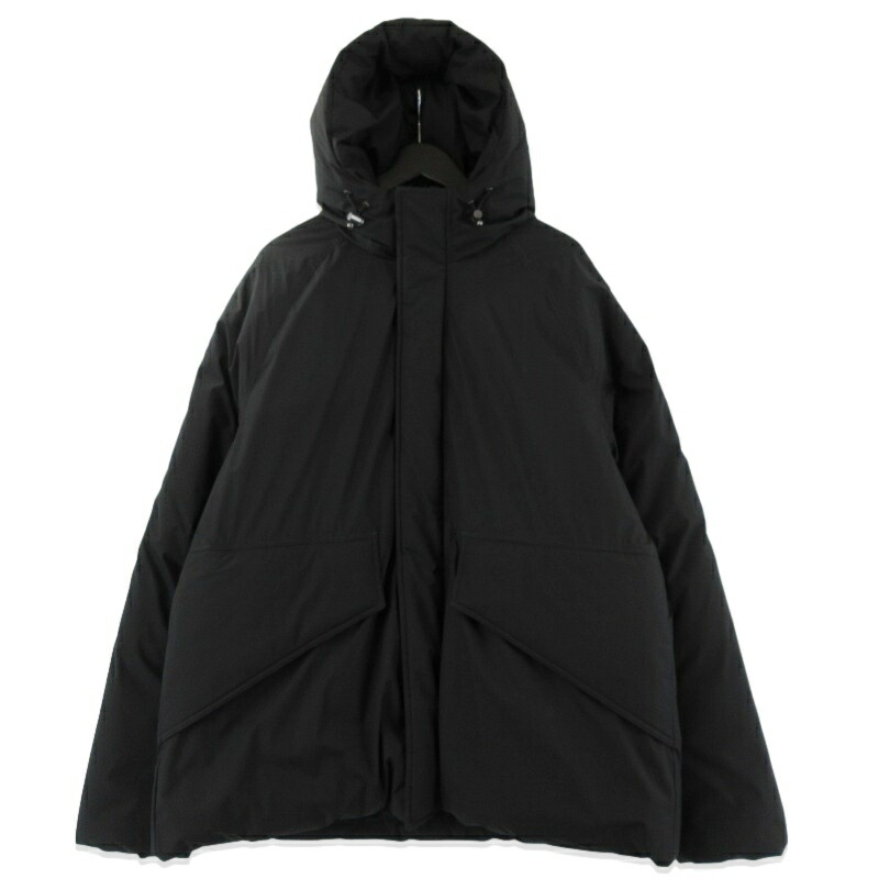【中古】PYRENEX ピレネックス COVERT MINI RIPSTOP UA HMS068 落ち込む上衣 ユナイテッドアローズ別注 黒いこと 黒 Lグリフィンインターナショナル メンズ 71015445