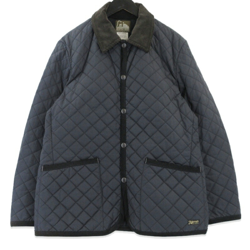 【中古】COLIMBO コリンボ キルティングジャケット ZS-0145 Utica Burn Quilted Jacket ウチカバーン ナイロン ブラック 黒 XL パラフィンコーティング メンズ 99000711