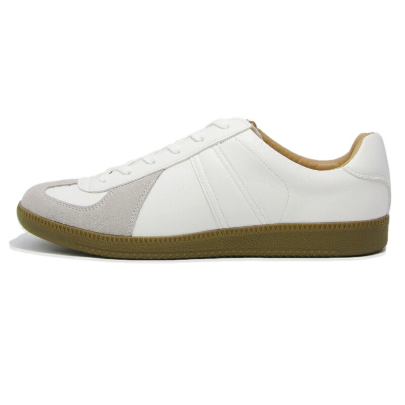 【中古】未使用 Le Sans Pareil ルサンパレイユ 43 GERMAN TRAINER LSP-GTF-000201 ジャーマントレーナー ミリタリースニーカー WHITE スニーカー 18001905