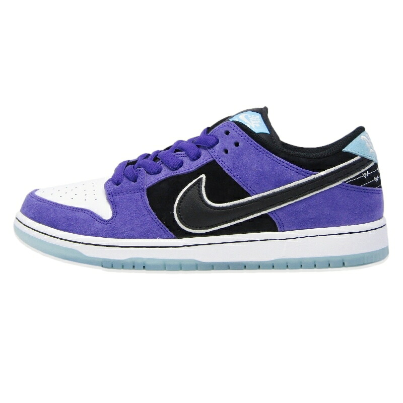 【中古】未当てはめる NIKE × HAYLEY WILSON ナイキ 28糎 SB DUNK LOW PRO HJ0513-500 スケートボーディング ダンク 置き目取りすてる パープル ヘイリーウィルソン COURT PURPLE/BLACK‐WHITE  スニーカー 18001907