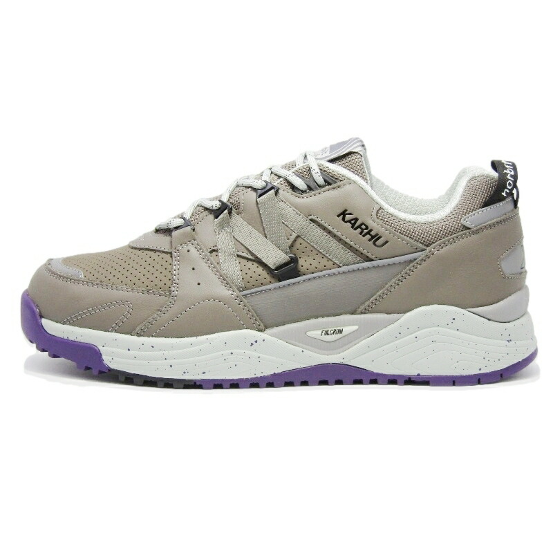 【中古】未使用 KARHU × Norbit カルフ ノービット US8.5 26.5cm FUSION XC KHNOR0002 フュージョン HAVE A NICE HIKE  BRUSHED NICKEL スニーカー 18001915