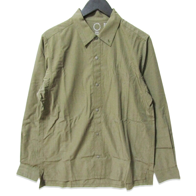【中古】未当て嵌める 山と道 ヤマトミチ Bamboo shirt 25 UNISEX 2025年 バンブーシャツ長袖プルオーバー トレイルプルオーバー Dried Grass Sメンズ 27113390