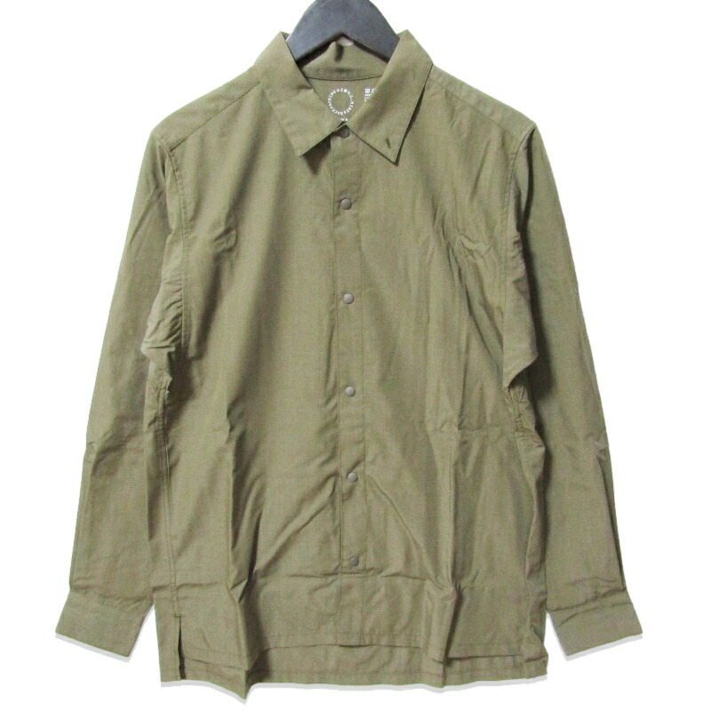 【中古】未当て嵌める 山と道 ヤマトミチ Bamboo shirt 25 UNISEX 2025年 バンブーシャツ長袖プルオーバー トレイルプルオーバー Dried Grass Sメンズ 27113392