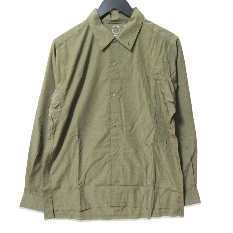 【中古】未当て嵌める 山と道 ヤマトミチ Bamboo shirt 25 UNISEX 2025年 バンブーシャツ長袖プルオーバー トレイルプルオーバー Dried Grass Sメンズ 27113393