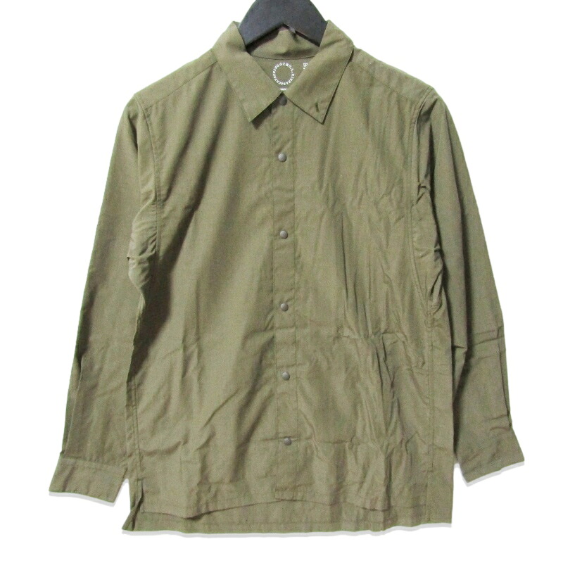 【中古】未当て嵌める 山と道 ヤマトミチ Bamboo shirt 25 UNISEX 2025年 バンブーシャツ長袖プルオーバー トレイルプルオーバー Dried Grass XSメンズ 27113394