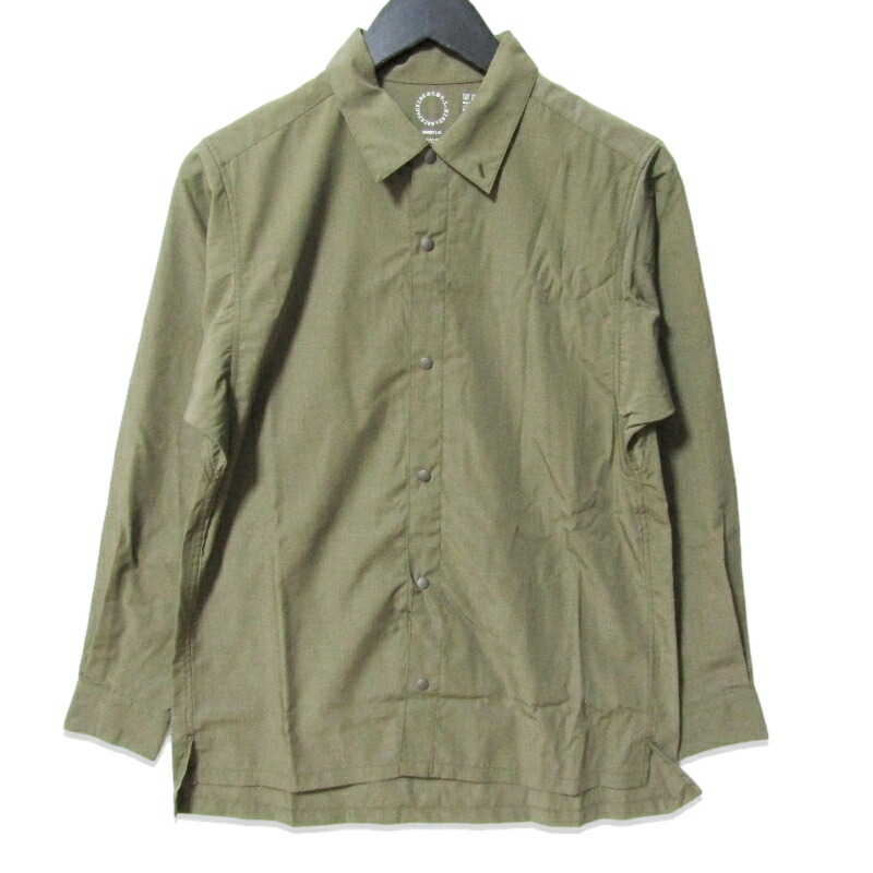 【中古】未当て嵌める 山と道 ヤマトミチ Bamboo shirt 25 UNISEX 2025年 バンブーシャツ長袖プルオーバー トレイルプルオーバー Dried Grass XSメンズ 27113395