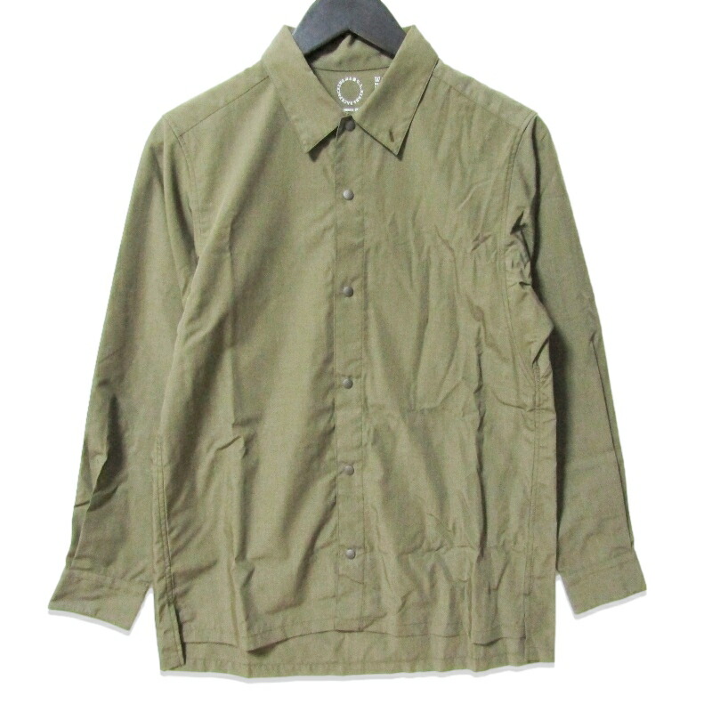 【中古】未当て嵌める 山と道 ヤマトミチ Bamboo shirt 25 UNISEX 2025年 バンブーシャツ長袖プルオーバー トレイルプルオーバー Dried Grass XSメンズ 27113396