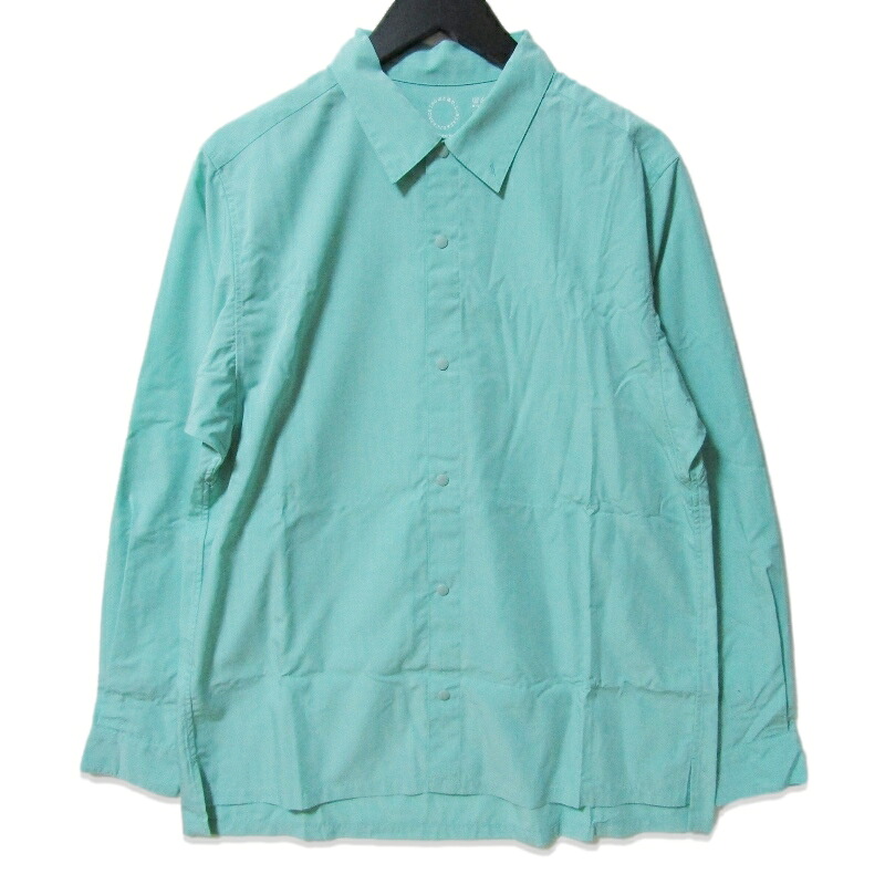 【中古】未当て嵌める 山と道 ヤマトミチ Bamboo shirt 25 UNISEX 2025年 バンブーシャツ長袖プルオーバー トレイルプルオーバー Peppermint Mメンズ 27113401