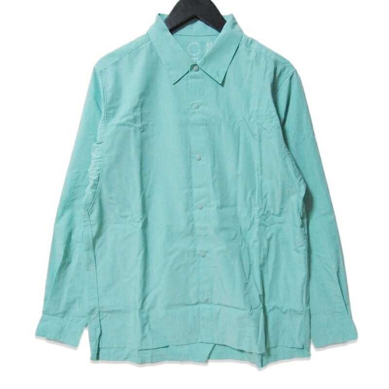 【中古】未当て嵌める 山と道 ヤマトミチ Bamboo shirt 25 UNISEX 2025年 バンブーシャツ長袖プルオーバー トレイルプルオーバー Peppermint Mメンズ 27113402