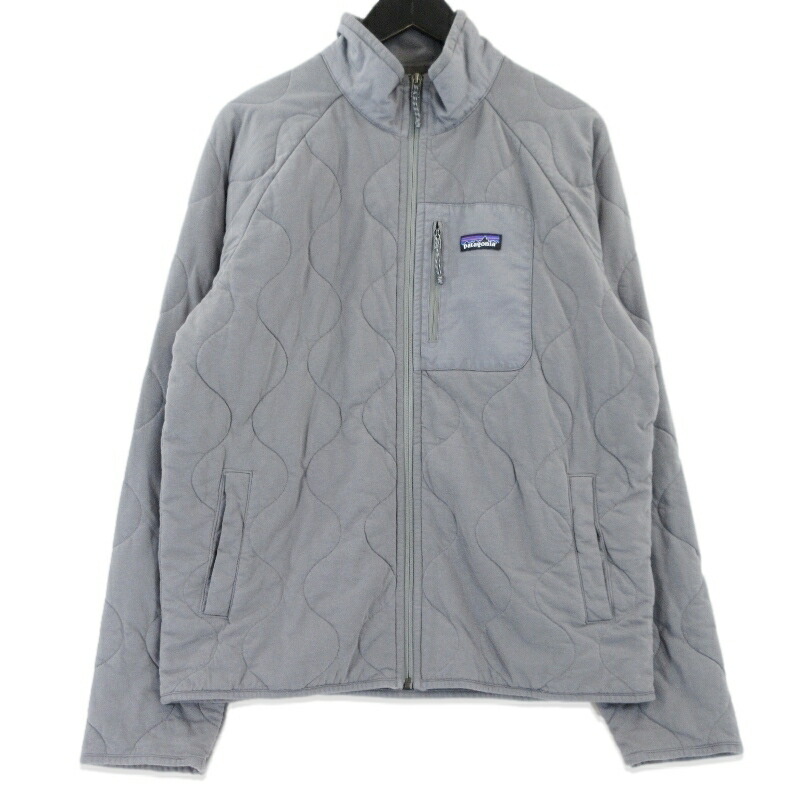 【中古】patagonia パタゴニア デイリーキルテッドジャケット 20270 25AW Daily Quilted Jacket Noble Grey 照明ランプ色合い 薄墨色 S 上衣  メンズ 99000761
