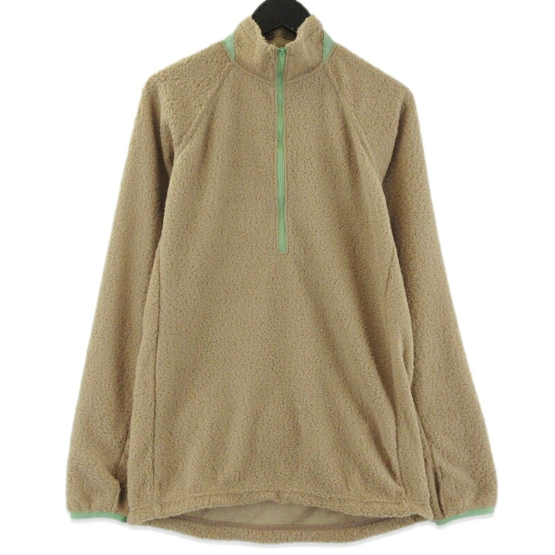 【中古】未当て嵌める 山と道 ヤマトミチ 積極的ティーシャツ UNISEX 2026年 プリマ屋根裏部屋 フリースジャケット Sand Beige M下唇立ちふさがる ティーシャツ Active Pulloverメンズ 71015515