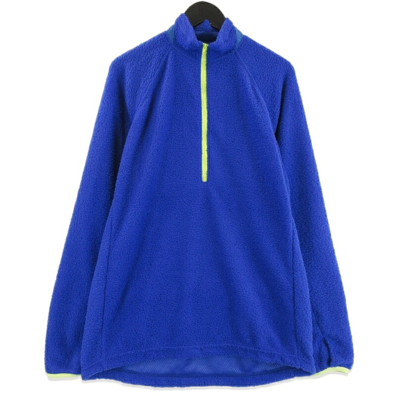 【中古】未当て嵌める 山と道 ヤマトミチ 積極的ティーシャツ UNISEX 2026年 プリマ屋根裏部屋 フリースジャケット 下唇立ちふさがる Blue Lティーシャツ Active Pulloverメンズ 71015519