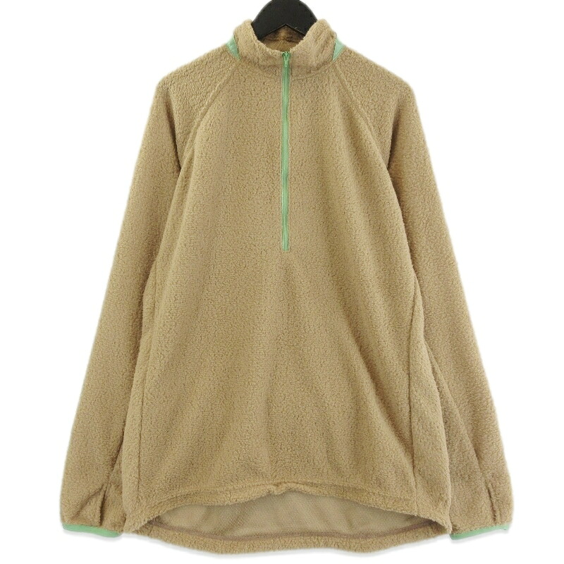 【中古】未当て嵌める 山と道 ヤマトミチ 積極的ティーシャツ UNISEX 2026年 プリマ屋根裏部屋 フリースジャケット Sand Beige XL下唇立ちふさがる ティーシャツ Active Pulloverメンズ 71015521