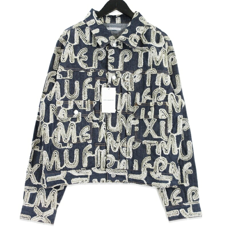 【中古】未使用 uniform experiment ユニフォームエクスペリメント OVERFLOW DENIM JACKET UE-252046 デニムジャケット インディゴ 3 メンズ 99000803｜ＣＬＡＳＳＩＣ