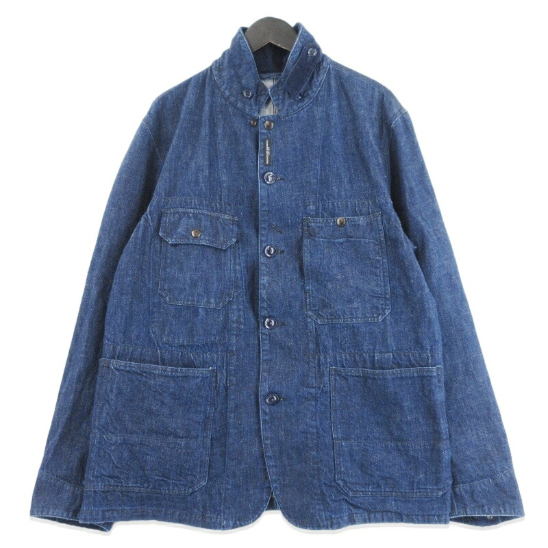 【中古】ENGINEERED GARMENTS エンジニアドガーメンツ デニムカバーオール 12薬局衡オンス Cone Denim 20AW Coverall Jacket インディゴ M 玉蜀黍ジーンズ 綿織物 USA製 メンズ 70017640