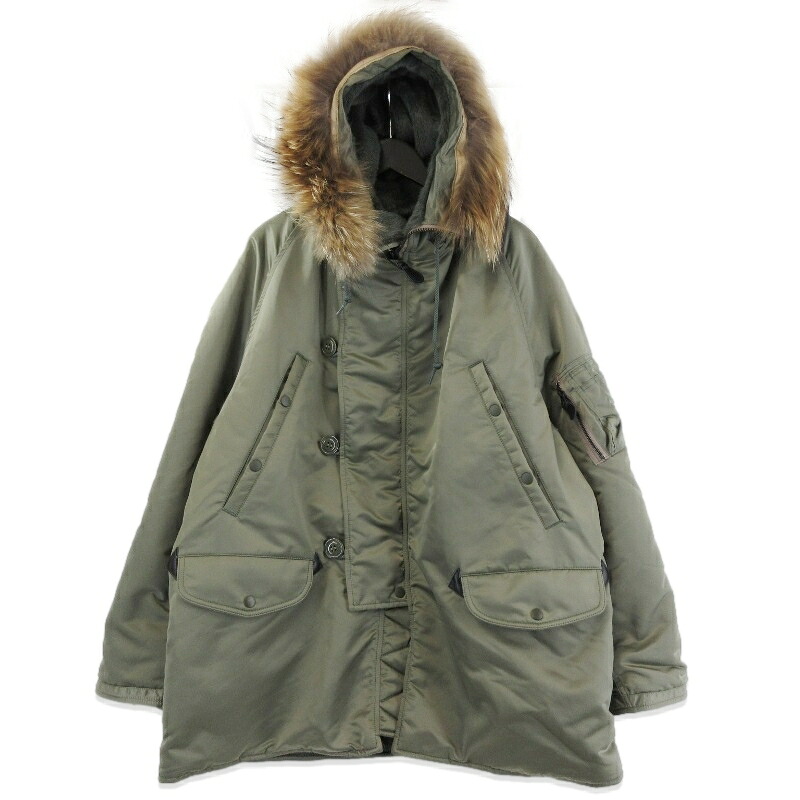 【中古】WAIPER.inc ワイパ 航空上衣 25WP41 U.S.A.F N-3B VINTAGE 日本製 オリーブ Lメンズ 71015591