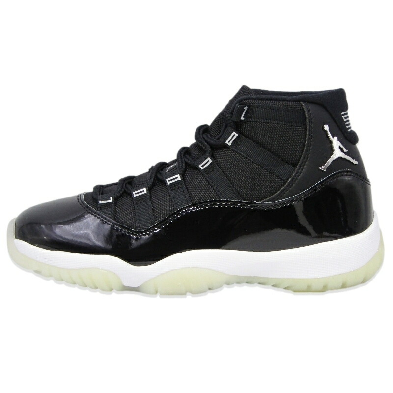 【中古】未当て嵌める NIKE ナイキ 24.5珊 WMNS AIR JORDAN 11 RETRO AR0715-011 ウィメンズ エアジョーダン 11 レトロ ジュビリー  黒いこと JUBILEEBLACK/MULTI-COLOR スニーカー 18001987
