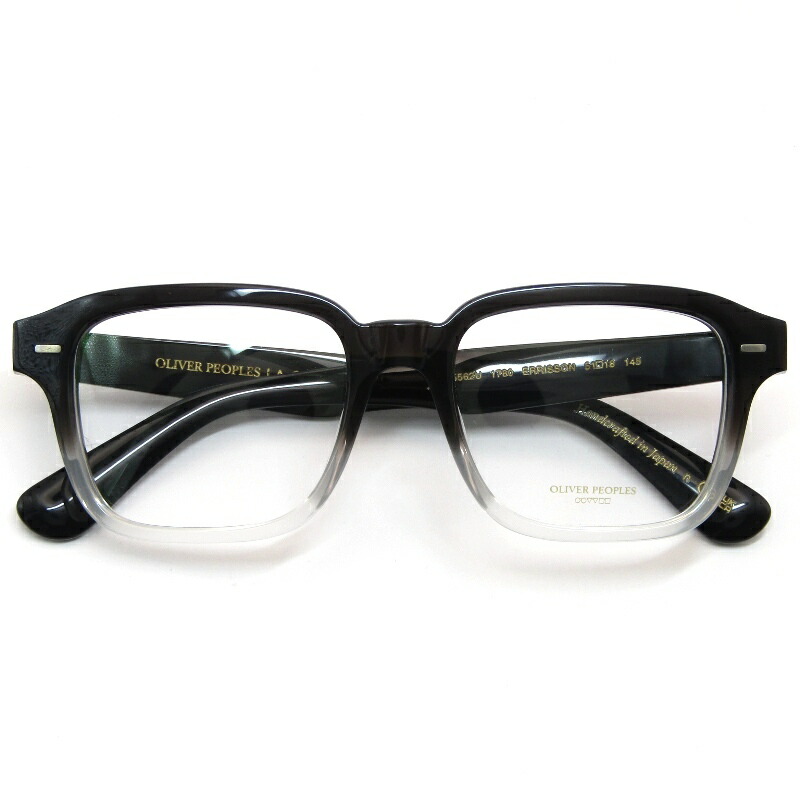 【中古】未当て嵌める OLIVER PEOPLES L.A. オリバーピープルズ 眼鏡一こま OV5562U ERRISSON 日本製 エリッソン 1780 Ink Gradient真四角 US填まる 眼鏡 メガネ 黒眼鏡 61005437