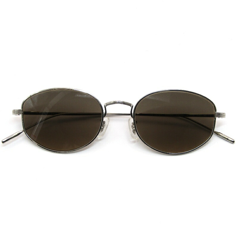 【中古】未当て嵌める OLIVER PEOPLES L.A. オリバーピープルズ 黒眼鏡 OV1347ST ESTRA 日本製 エストラ 偏光 5036GN Silverバレルシェイプ Sandstone Gradient Polarized 金属元素 眼鏡 メガネ 黒眼鏡 61005448