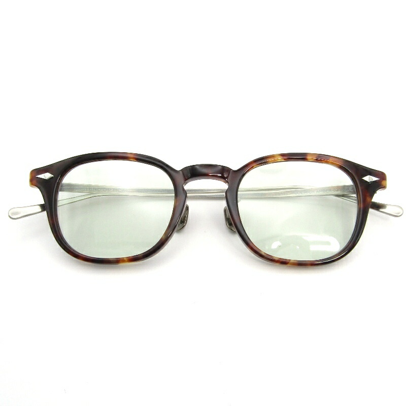 【中古】未当て嵌める NOCHINO OPTICAL ノチノオプティカル 黒眼鏡 JIFUSAN ＃3 日本製 ジフサン 調光 二人組 ボスリントン RICH AMBER鯖江産 豆の町/ウェリントン GREY GREEN to D.GREY 眼鏡 メガネ 黒眼鏡 54000868