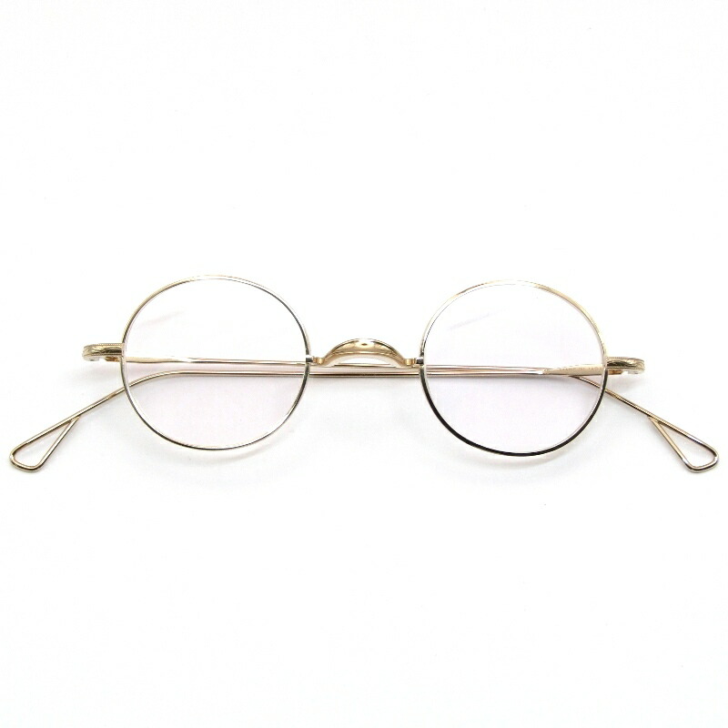 【中古】美品 YELLOWS PLUS イエローズプラス 眼鏡ひな形 ALF 日本製 アルフ ラウンド 投機ブリッジ回路 6 gold金属元素 眼鏡 メガネ 黒眼鏡 61005469
