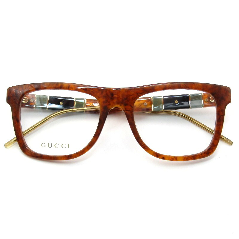 【中古】未使用 GUCCI グッチ メガネフレーム GG0604O イタリア製 ウェリントン USフィット 003 ハバナ メガネ 眼鏡 サングラス 61005514｜ＣＬＡＳＳＩＣ 15,768円
